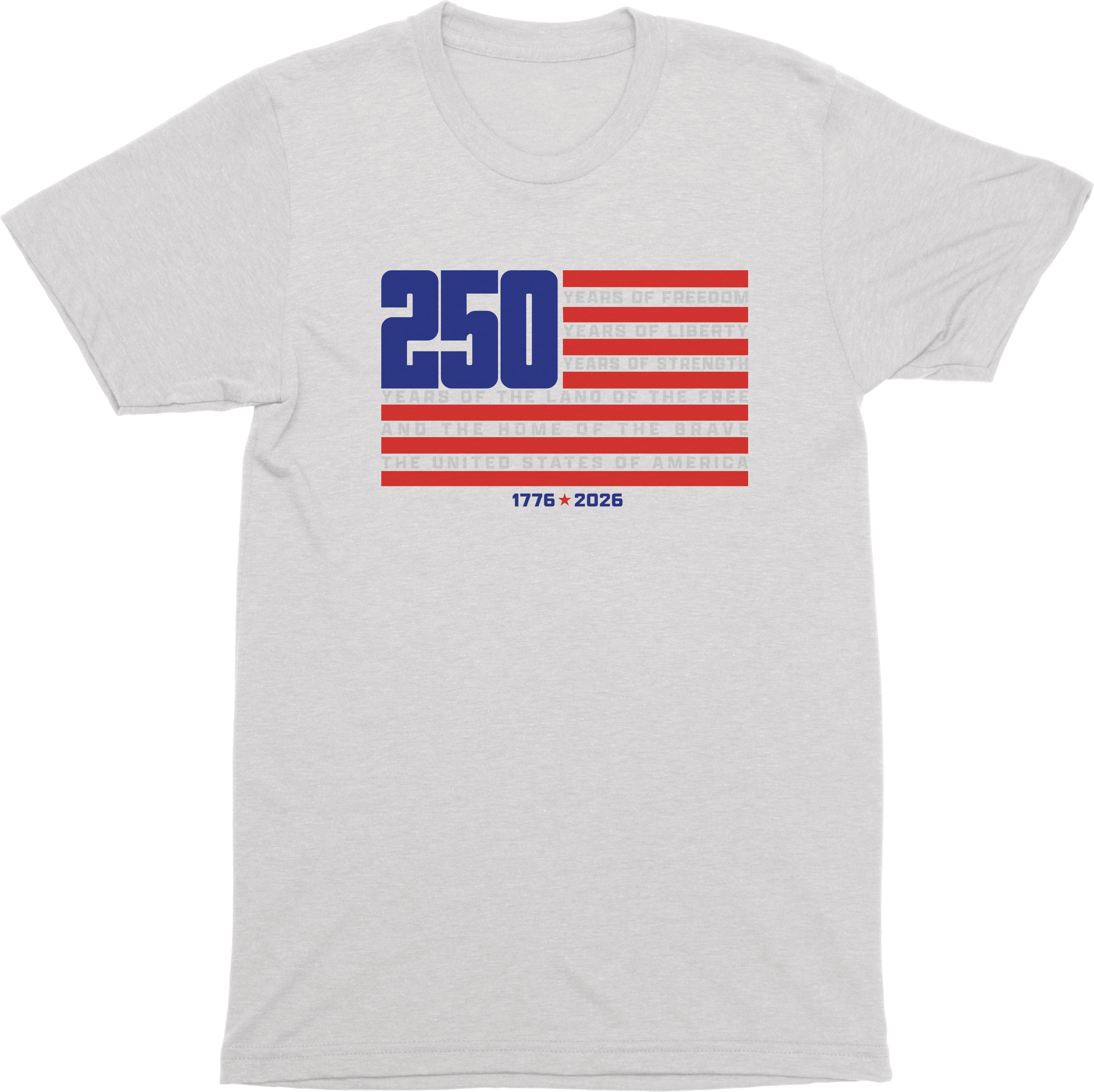 250 Minimal Flag Tee