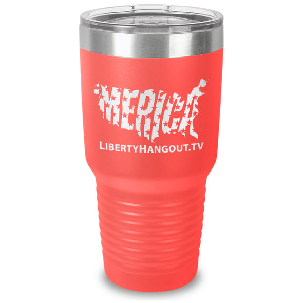 'Merica Laser Etched Tumbler