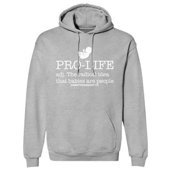 Pro Life Definition Hoodie