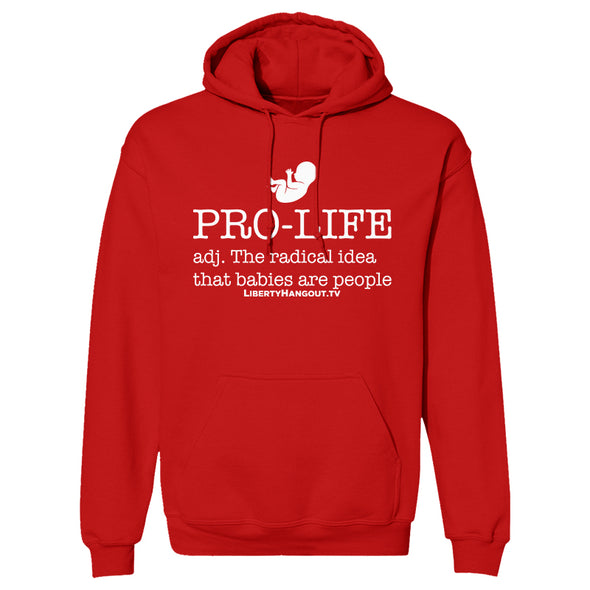Pro Life Definition Hoodie