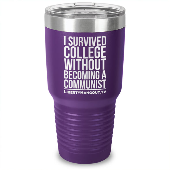 I Survived College Laser Etched Tumbler