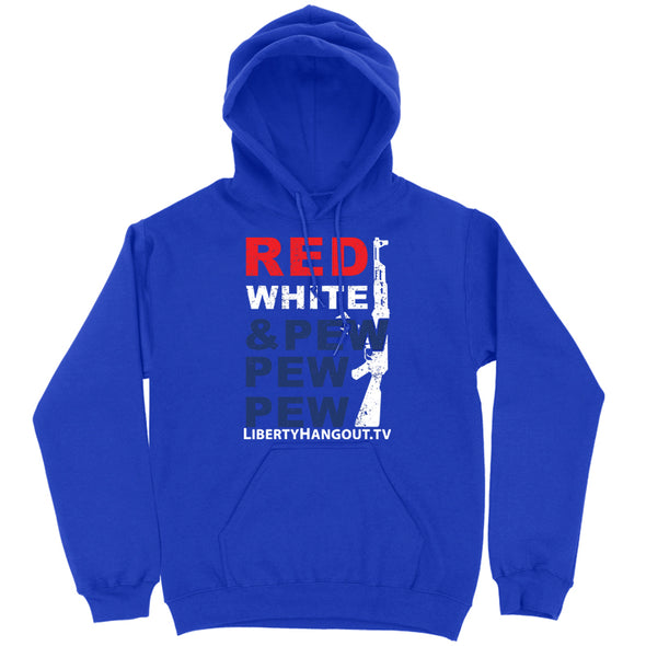 Red White And Pew Hoodie