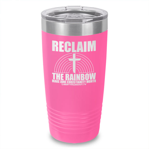 Reclaim The Rainbow Laser Etched Tumbler