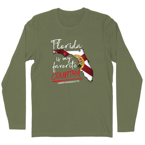 Florida Is My Favorite Country Men's Apparel