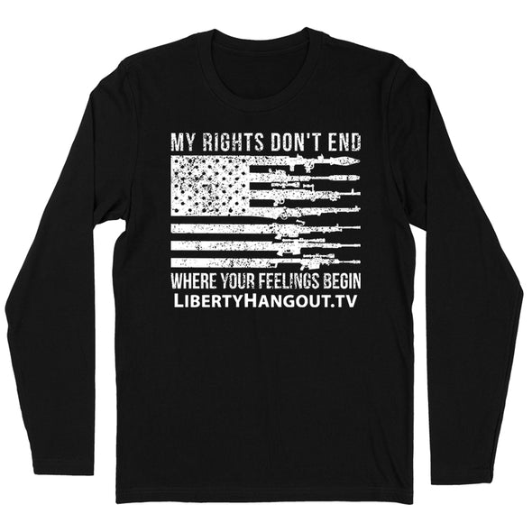 My Rights Don't End Gun Flag Men's Apparel