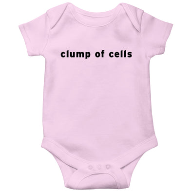 Clump Of Cells Black Text Baby Bodysuit