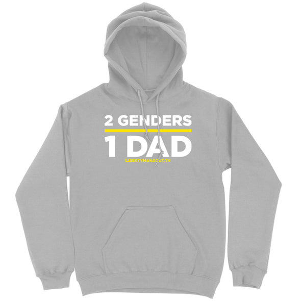 Two Genders One Dad Hoodie