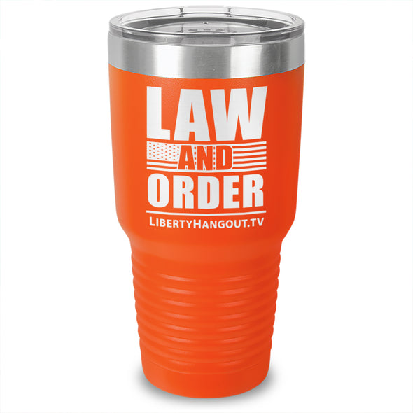 Law And Order Laser Etched Tumbler