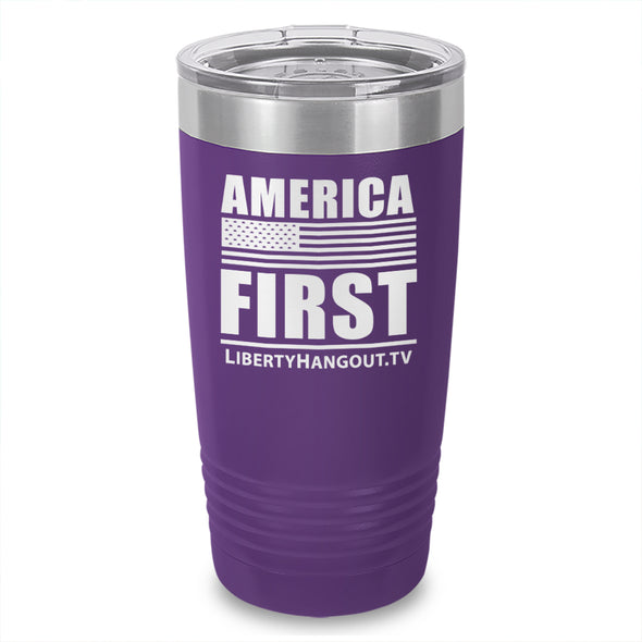 America First Laser Etched Tumbler