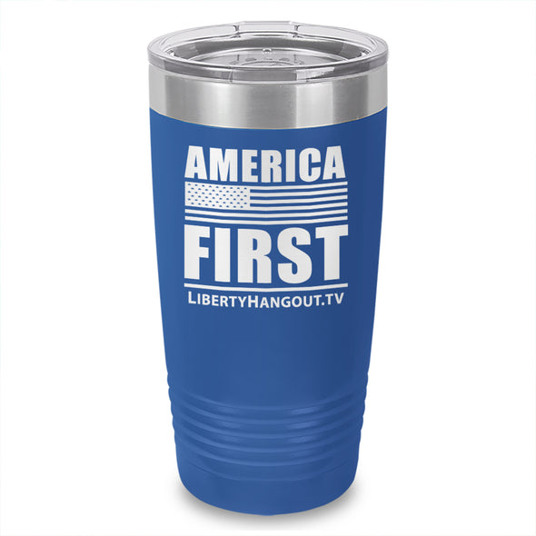 America First Laser Etched Tumbler