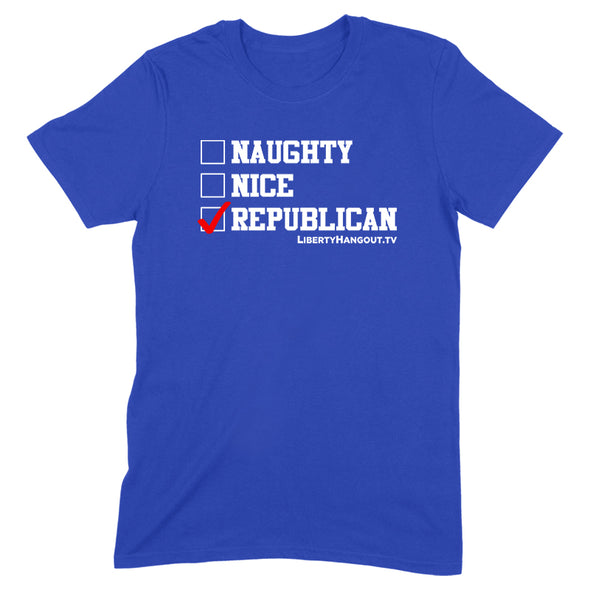 Naughty Nice Republican Men's Apparel