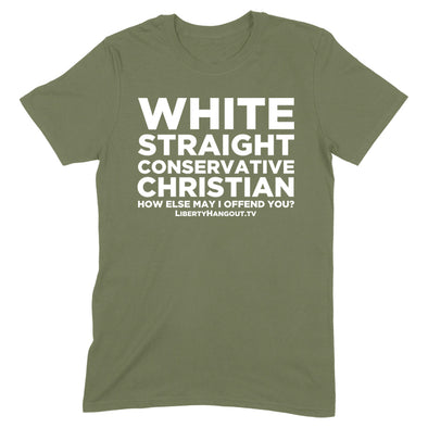 White Straight Conservative Christian Men's Apparel